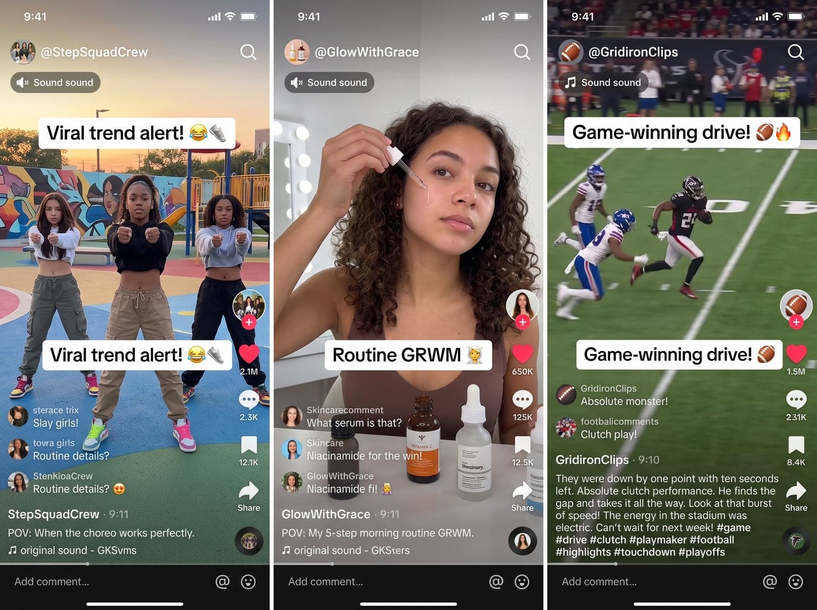 Social posts and creator videos used to shape a content strategy